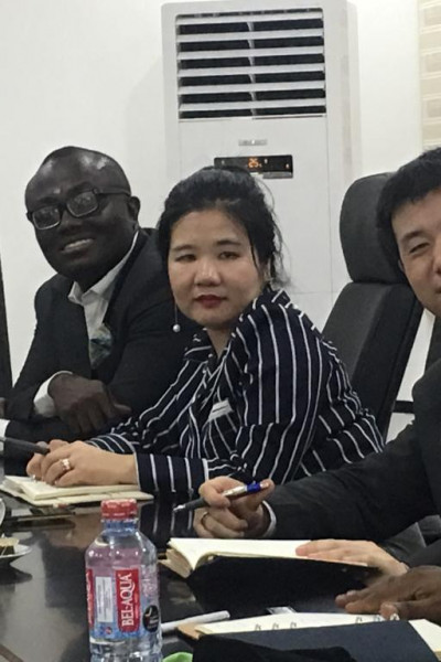 Our COO with Bola Ray, CEO EIB Network